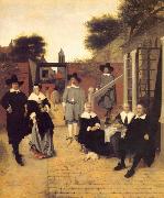 Hollandische Familie Pieter de Hooch